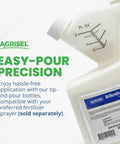 Agrisel Bifenthrin Pro insect control bottle with easy-pour precision, labeled in ounces, product use directions visible