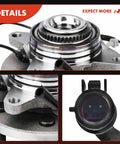 Front Wheel Bearing And Hub Assembly For Ford F150 Truck 2009 2010 4x4 6 Lug Compatible High Load Capacity Wheel Hub Replacement With Abs Sensor For Smooth Driving