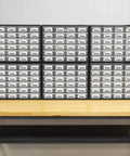 24 Drawer Plastic Storage Cabinet For Garage Organization And Small Parts Beads Bricks Tools Makeup And Crafts, Heavy Duty Organizer
