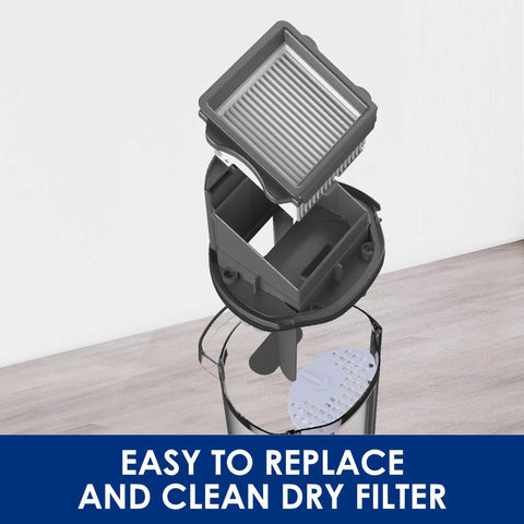 Floor One S5 Combo Replacement HEPA Assembly And Brush Roller And 280ml Solution Set For Cordless Stick Vacuum Mop Accessories Essential Cleaning Kit Optimized For Floor One S5 Combo Use - HEPA filter replacement shown.