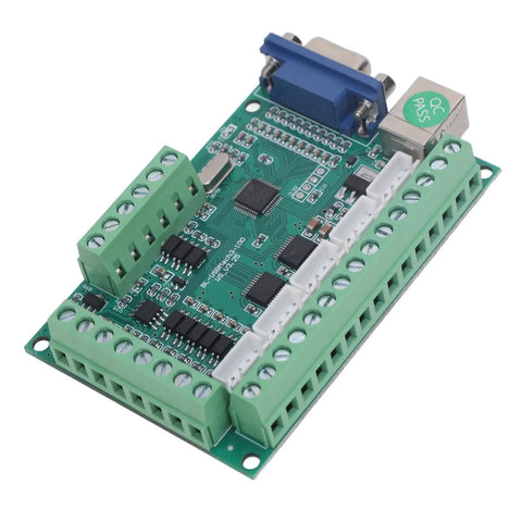 5 Axis CNC Control Board USB Motion Controller With Optical Isolation 12 to 24V PWM Output for Engraving Machines