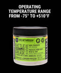 High Performance Gun Grease With PTFE For Firearms Lube, Rust And Corrosion Protection For Rifles And Handguns, 4 Oz Jar