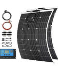 1000W Flexible Solar Panel Kit With Two 500W Panels 40A Controller And Accessories Monocrystalline Photovoltaic Panels