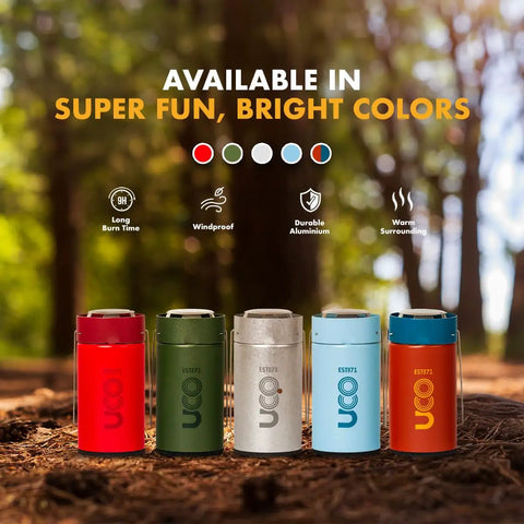 Colorful Candle Lantern Value Pack With 3 Candles And Storage Bag Original Size Powder Coated Aluminum Forest Green Camp Light