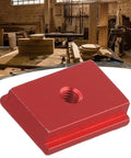 Premium Aluminum Alloy T Slot Nut For Woodworking Holds Tight On Table Saws Miter Saws Drill Press Tables Milling Machines With Secure Fit in red color.