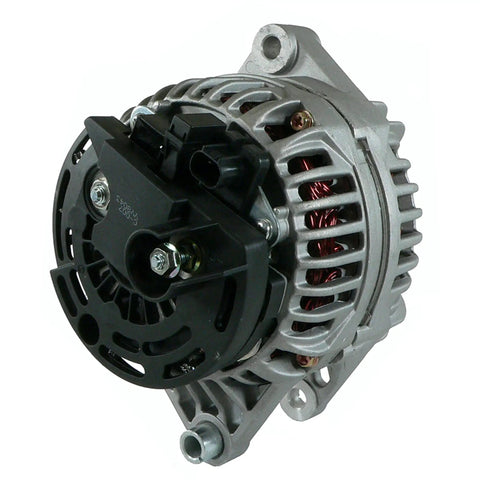 Road Ready Heavy Duty Replacement Alternator For Dodge Ram 5.9 Liter Pickup 1999 To 2002 Direct Fit 136 Amp External Regulator side view