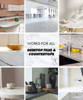 Color Match Countertop Repair Kit For Granite Marble Quartz Corian Tile And Stone Surfaces With Epoxy Resin For Chip Crack Holes DIY Kit That Delivers Pro Grade Hue Matching On Porcelain And Tiles - various kitchen and bathroom surfaces.