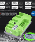 Beefy 72V 3000W Brushless DC Motor with green controller for electric vehicles and DIY projects, waterproof IP67