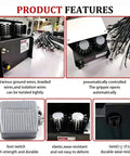 High Speed Cable Wire Twister For Single Station Use features various wires, pneumatic control, foot switch, and durable materials.
