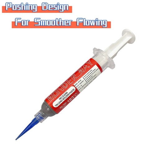 Sn63 Pb37 Tin Lead T4 Solder Paste No Clean 183C Melting Point 30g Paste 39g Total Weight Flux Content syringe packaging