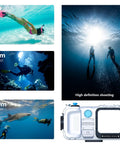 Diverse underwater scenes captured with the Underwater Phone Case For Snorkeling And Diving, Waterproof To 131 Feet With Crystal Clear View.