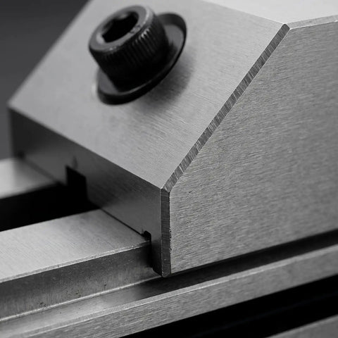 Close-up of Precision Swivel Vise For Milling And Grinding, showcasing the sturdy alloy steel design and detailed surface finish.
