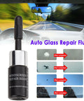 Windshield Crack Repair Kit for Chips and Cracks, 2025 Upgrade Glass Repair Liquid, product image with repair fluid example.
