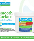 Top Shelf Water Based Clear Wood Grain Filler Gel in 32-ounce container for smooth finishes on porous woods like oak and walnut.