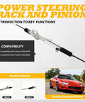 Hydraulic Power Steering Rack And Pinion For Camaro And Firebird 1998 1999 2000 2001 2002 Direct Fit With Interchange