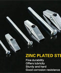 50 Pcs Heavy Duty Hollow Wall Anchors For Drywall And Ceiling Mounts Toggle Bolts And Wing Nut Kit In Three Sizes One Eighth Inch Three Sixteenth Inch And One Quarter Inch Quick And Easy Install For Hanging Pictures And Light Fixtures zinc plated steel toggle bolts