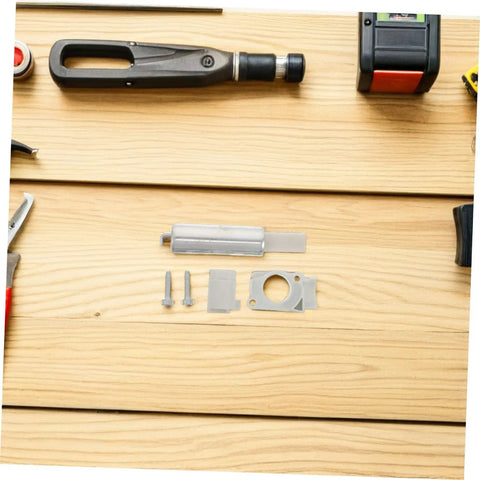 Rock Solid Concrete Saw Drive Belt Tensioner Assembly Fits Ts400 Saw Series Automatic V Belt Kit For Industrial Demolition And Cutting Jobs No Downtime Guaranteed. gray metal parts on wood