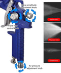Heavy Duty Pro Grade Hvlp Spray Gun Dishes Out A Killer Smooth Finish With Solid Brass Nozzle and flow controls.