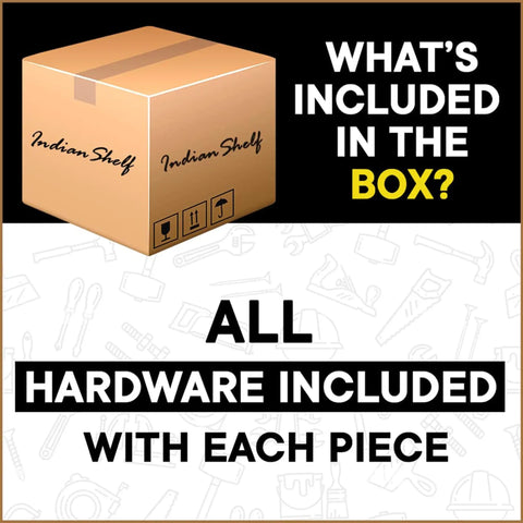 Six Piece Cream Crackle Ceramic Cabinet Knobs Set For Drawers And Dressers includes all hardware as shown in box.