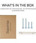 Dope Brushed Nickel Cabinet Handles Set, 7-1/4 Inch Curved Drawer Pulls With 5 Inch Center-To-Center contents displayed