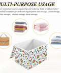Heavy Duty Foldable Storage Bin With Secure Lid And Easy Grip Handles Built Tough Hollow Frame Collapses Flat, 16.5x12.6x11.8 in.