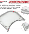 5231EL1003B Dryer Lint Filter With Felt Seal for LG and Kenmore Dryers Replacement with Durable Design