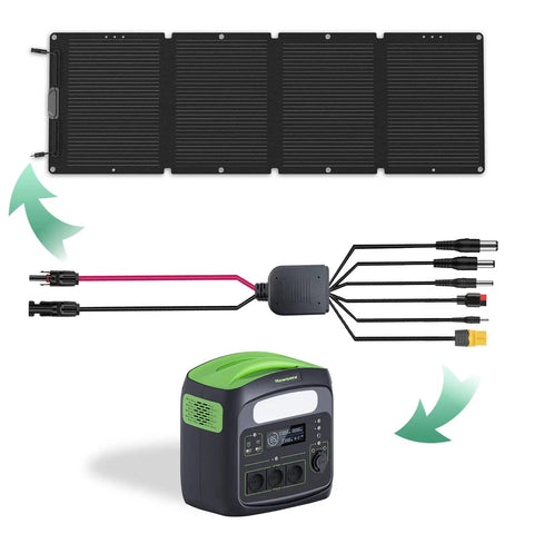 6-In-1 Solar Connector Kit with Female and Male Connectors, Universal Solar Adapter Cable for Solar Panels and Power Stations.