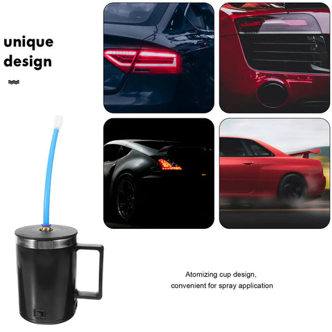 Headlight Renovation Tool With Atomizing Cup For Automotive Polishing And Repair, 110V US Plug Headlamp Lens Restoration Kit