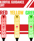 Colorful guidance light with red, yellow, and green LED, part of Garage Side Parking Sensor System With Ultrasonic Track Mount.