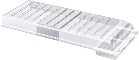 Air Vent Extender For Under Furniture With Secured Magnet Extends From 17 To 30 Inches Fits Floor Registers Up To 11 Inches Wide Redirects Cool Or Warm Air Into The Room Keeps Space Cozy With A Stronger Durable Plastic Design, clear plastic design