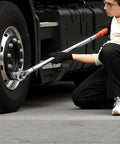 Three Quarter Inch Drive Torque Wrench With 100 To 600 Ft Lb Range And 136 To 814 Nm Calibration Certificate Included used on truck
