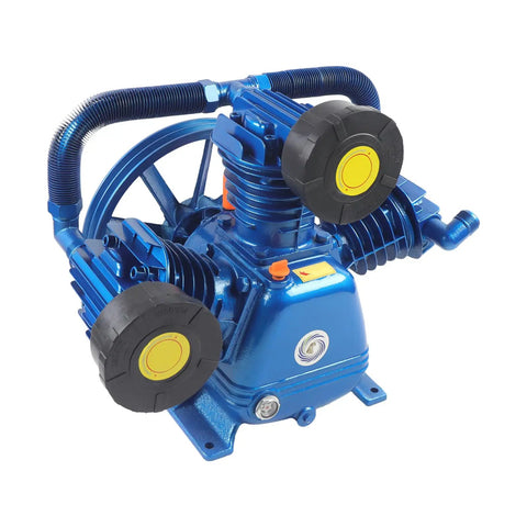 10Hp Portable Air Compressor Pump Head 7.5kw High Efficiency Motor Replaces Oil Free Piston Compressor For Industrial Textile And Chemical Use 175Psi Output Reliable Performance