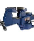 Workhorse Bench Vise With 6 Inch Jaw Opening And 3.5 Ton Clamping Force, Ductile Iron Construction With 60,000 PSI Tensile Strength