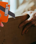 Hand Planer Wood Shaver For Edge Banding And Deburring 8mm Scythe Blade in use on woodworking project