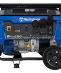 6600 Peak Watt Portable Generator With Transfer Switch Ready 30A RV Receptacle, 5300 Running Watts, front view