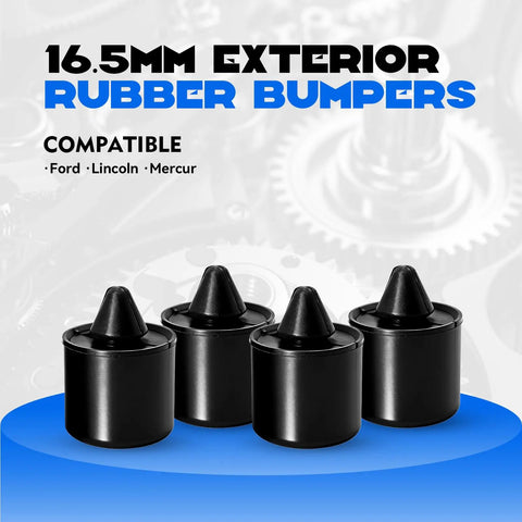 Beefy Exterior Rubber Bumper Stop Cushions 4-Piece 16.5mm Replacement Kit For Ford F-150 Ranger 2004-2011 And Escape 2001-2007