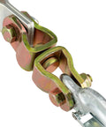 Heavy Duty Rope Puller Three Quarter Ton Capacity With One Hundred Foot One Half Inch Rope Aluminum Ratchet Wheel close-up