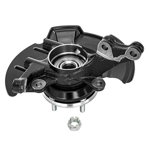 Front Right Steering Knuckle With Wheel Bearing Hub Assembly For 2007 To 2012 Hyundai Elantra Passenger Side Replacement ABS Compatible