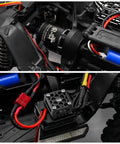High Torque 3548 1400KV Brushless Outrunner Motor With AM32 80A ESC for 1/10 scale RC crawler, durable metal build