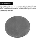 Round Graphite Block Disk Ingot High Purity Graphite Plate Sheet 80x5mm For Melting Casting And Electrolysis