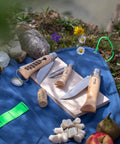 Nomad Camping Kitchen Utensil Kit With Serrated No 12 Folding Knife No 10 Corkscrew Knife No 6 Peeler And Cutting Board outdoors