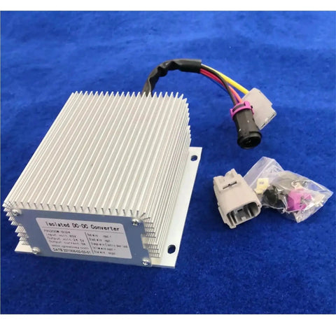 Keep Your Rig Powered Up With This Badass 300 Watt 72 Volt To 12 Volt 25 Amp Isolated Dc Dc Converter Heavy Duty Auto Supply with connectors.