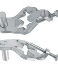 Close-up of Built Tough T-Post Gate Hinge Kit 1-3/8 In, 2 Pack, Rust Resistant Steel with powder coat finish