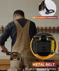 Laser Tape Measure 4 In 1 With 196 Ft Laser Distance Meter And 16 Ft Manual Tape Cross Line Laser Magnetic Base Pro Grade Quick Measurements For Home Renos And The Jobsite, metal belt buckle