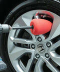 Cylindrical Drill Polishing Tool For Wheels And Hubs With Foam Sponge Pads Buffing Wheel Auto Car Rim Polisher For Mirror Finish