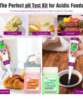 Kitchen Must Have Chef Grade Food PH Meter For Fermentation And Hot Sauce Testing With Digital PH Tester 3x50ml Buffer Kits in use