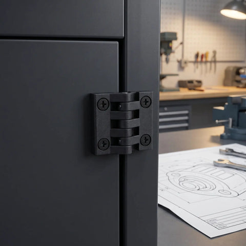 Heavy Duty Plastic Cabinet Hinges For Electrical Boxes Control Panels 20 Piece Set Screw Mount Glossy Finish Burr Free Enclosure Doors Built Solid For The Daily Grind