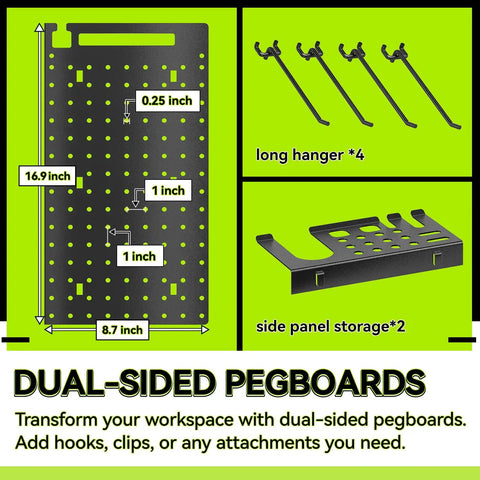 Heavy Duty Wall Mount Power Tool Organizer With Nine Slot Drill Holder And Built In Seven Outlet Charging Station Hardcore Garage Storage Rack Keeping Your Rig Tight And Ready For The Daily Grind