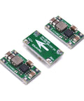 Three Adjustable UBEC Power Module 5V 3A Or 12V 2A for quadcopter RC drones, ultra compact micro BEC for FPV systems 2-6S battery setup.