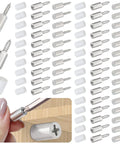 Self Tapping Cabinet Screws And Shelf Pins With Anti Slip Sleeves Set 50 Screws And 50 Non Slip Sleeves layout and installation demo.